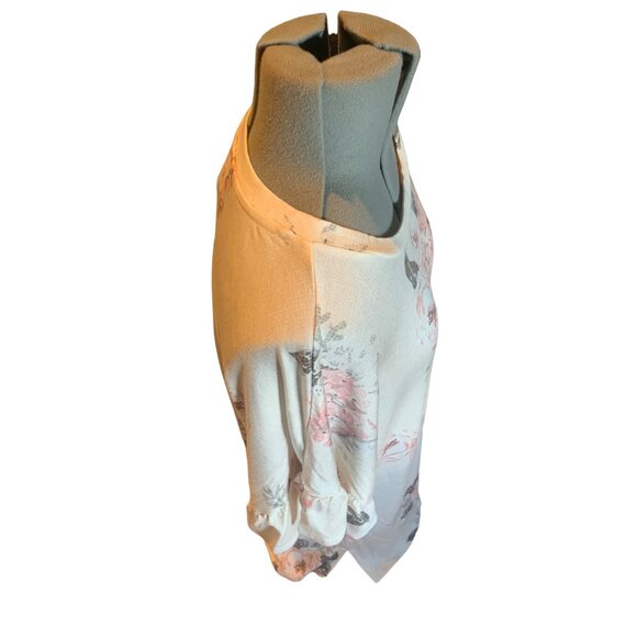 Lularoe Dahl Shirt ,X S, Multicolor Floral Print very soft and light weight - Picture 4 of 9